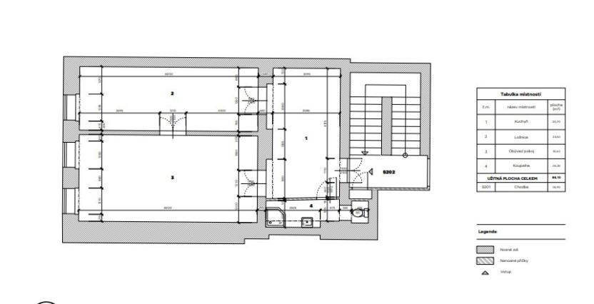 Pronájem bytu 2+1, Hradec Králové, Velké náměstí, 88 m2