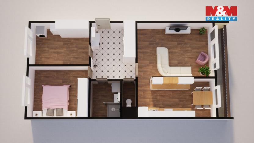 Prodej bytu 3+1, Mladá Boleslav - Mladá Boleslav II, 17. listopadu, 70 m2