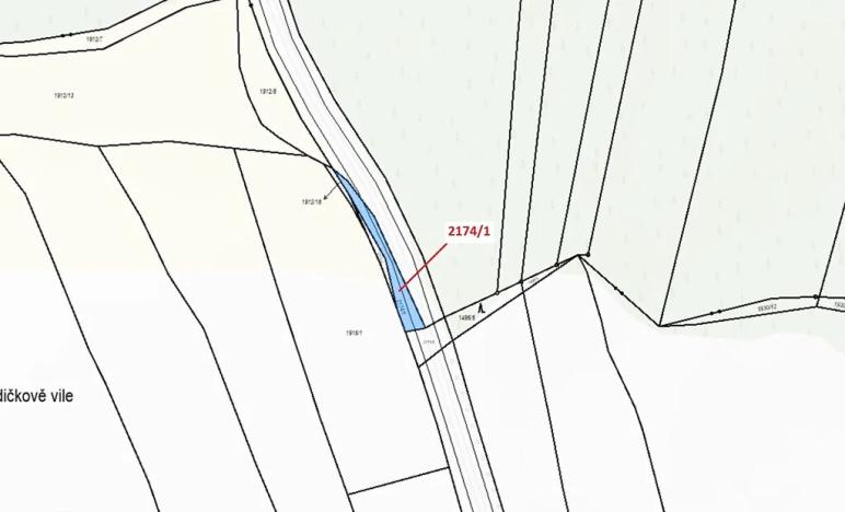 Dražba pozemku, Římov, 194 m2