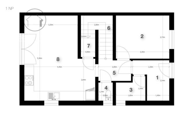 Prodej rodinného domu, Sluhy, 96 m2