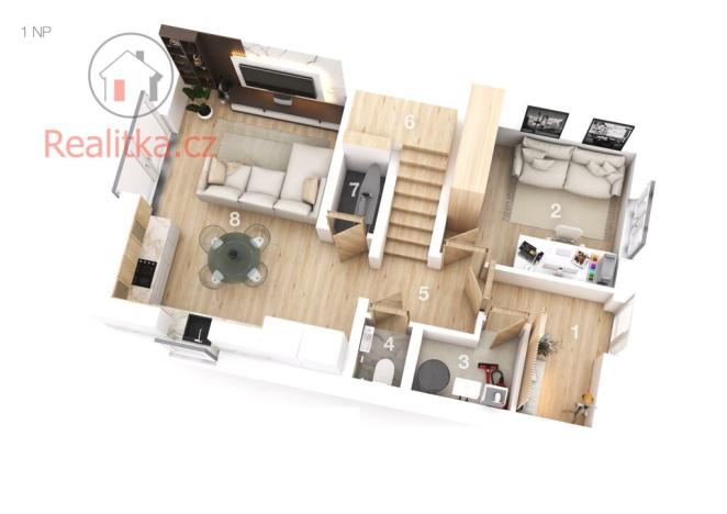 Prodej rodinného domu, Sluhy, 96 m2