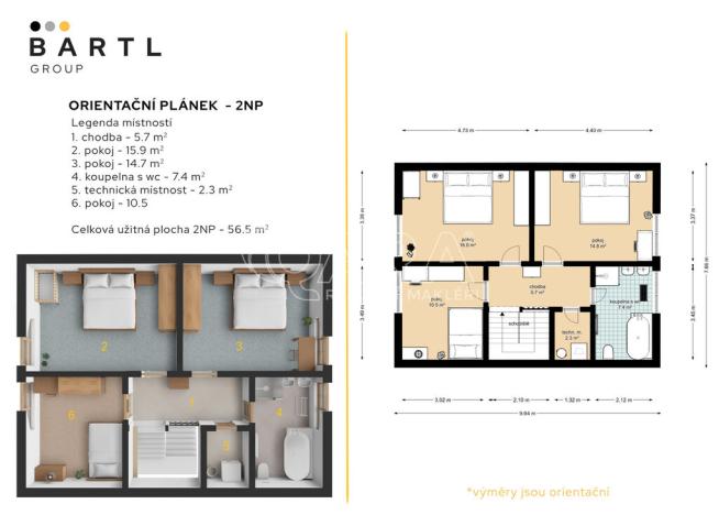 Prodej rodinného domu, Frymburk, 118 m2