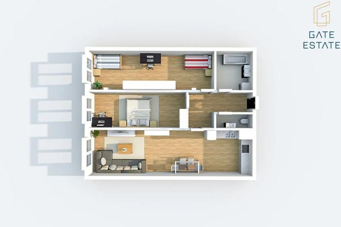 Pronájem bytu 3+kk, Bystřice pod Hostýnem, Sídliště, 96 m2