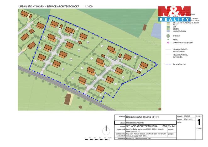 Prodej pozemku pro bydlení, Jeseník, 1161 m2