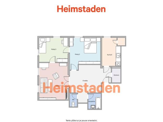 Pronájem bytu 3+1, Havířov - Město, U Stromovky, 81 m2