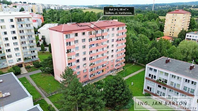 Pronájem bytu 2+1, Jihlava, Vančurova, 58 m2