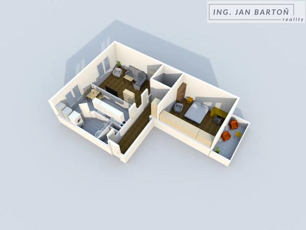 Pronájem bytu 2+1, Jihlava, Vančurova, 58 m2