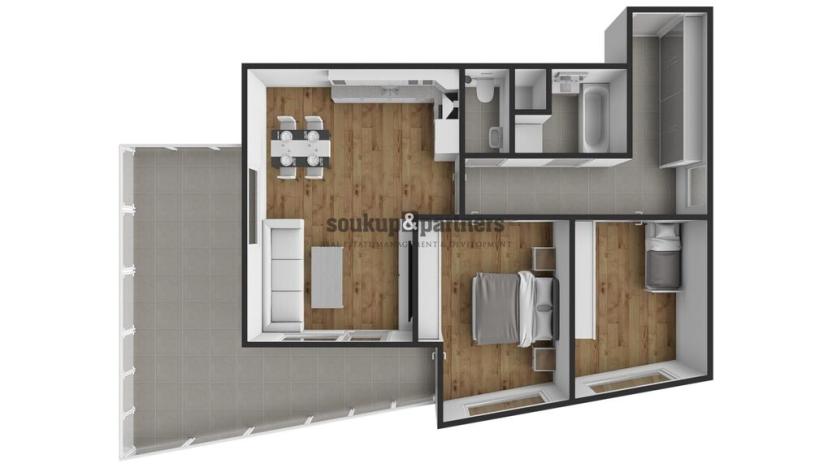 Prodej bytu 3+kk, Praha - Hostivař, Nurmiho, 69 m2