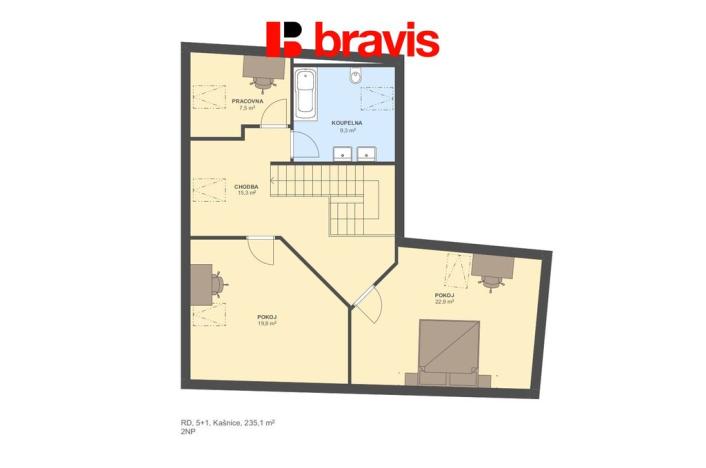 Prodej rodinného domu, Kašnice, 235 m2