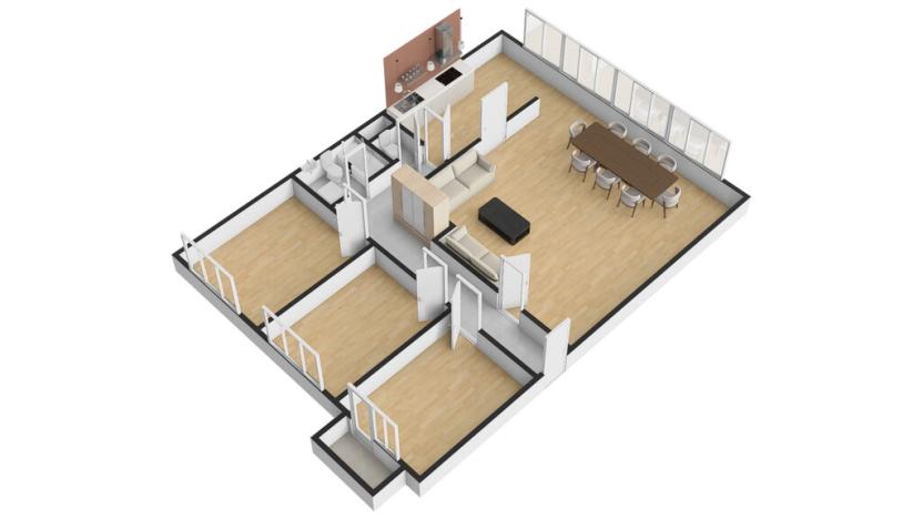 Pronájem bytu 4+kk, Praha - Smíchov, Ostrovského, 107 m2