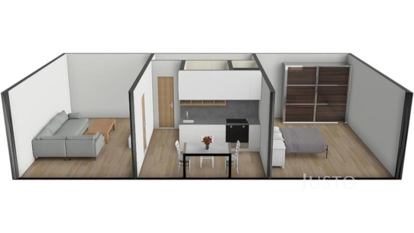 Prodej bytu 2+1, Písek, Dr. M. Horákové, 51 m2