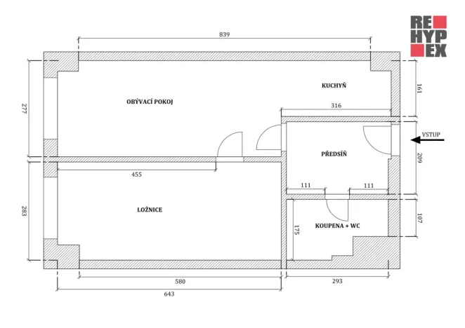 Pronájem bytu 2+kk, Liberec - Liberec III-Jeřáb, Tatranská, 53 m2