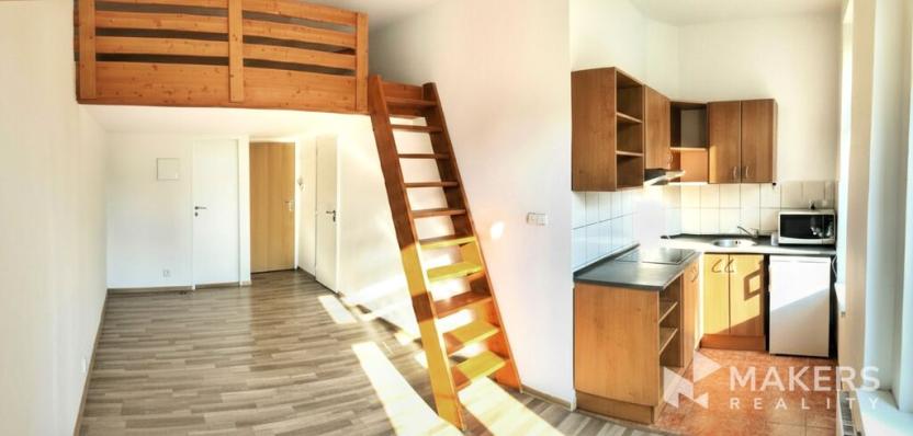 Pronájem bytu 1+kk, Praha - Vysočany, Freyova, 25 m2