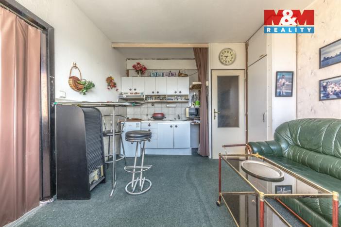 Prodej bytu 1+1, Ústí nad Labem - Severní Terasa, Kmochova, 33 m2