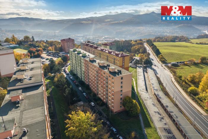 Prodej bytu 1+1, Ústí nad Labem - Severní Terasa, Kmochova, 33 m2