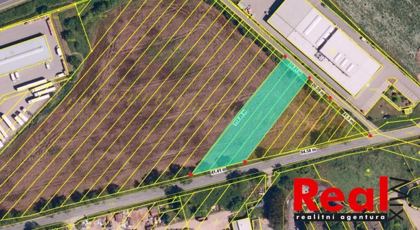 Prodej komerčního pozemku, Rajhrad, Stará pošta, 2501 m2