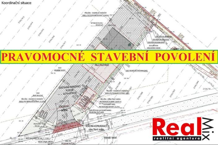 Prodej komerčního pozemku, Rajhrad, Stará pošta, 2501 m2