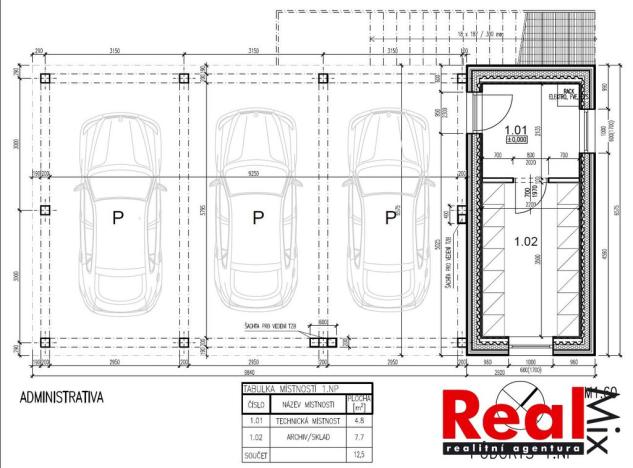 Prodej komerčního pozemku, Rajhrad, Stará pošta, 2501 m2