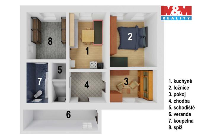 Prodej rodinného domu, Stráž nad Nežárkou - Dolní Lhota, 62 m2