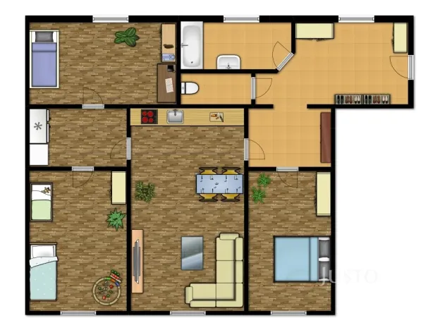 Pronájem bytu 4+kk, Písek, Pražská, 87 m2