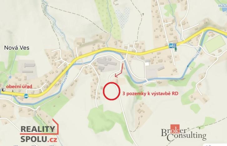 Prodej pozemku pro bydlení, Nová Ves, 1001 m2