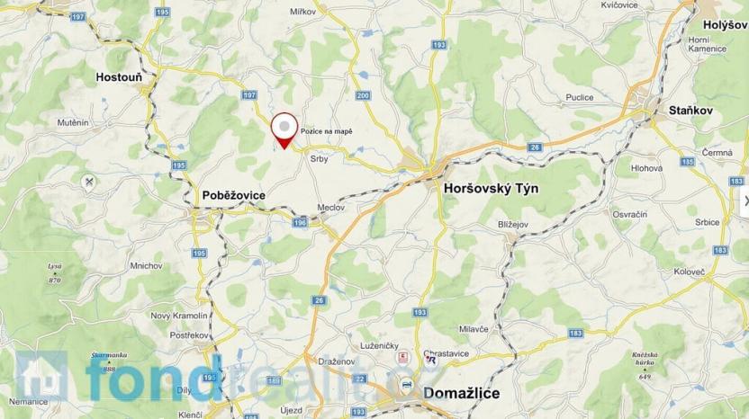 Prodej pozemku, Srby, 2383 m2