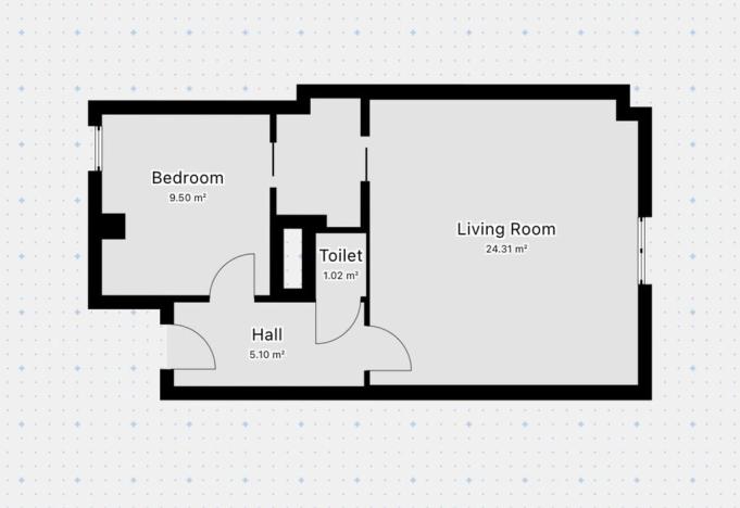 Pronájem bytu 2+kk, Praha - Nové Město, Opletalova, 42 m2