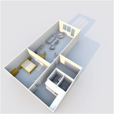 Pronájem bytu 2+1, Ostrava, Španielova, 55 m2