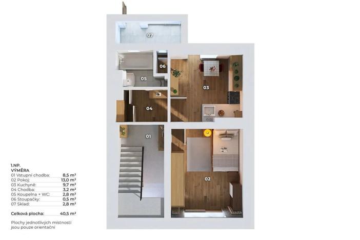 Prodej rodinného domu, Praha - Střížkov, Chrastavská, 80 m2