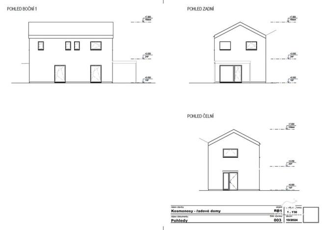 Prodej rodinného domu, Kosmonosy, 105 m2