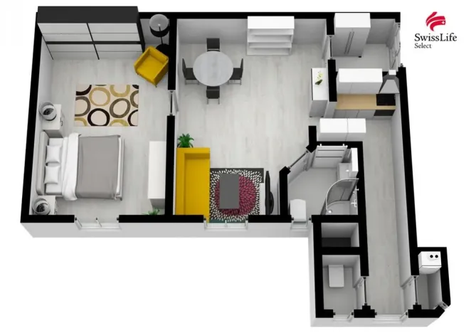 Pronájem bytu 2+kk, Plzeň, Houškova, 63 m2