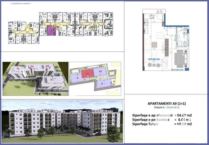 Prodej bytu 2+kk, Golem, Albánie, 60 m2