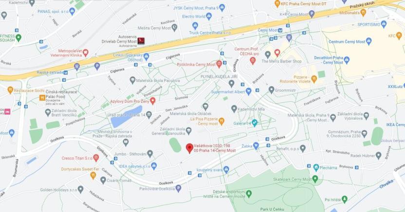 Pronájem bytu 2+kk, Praha - Černý Most, Vašátkova, 45 m2