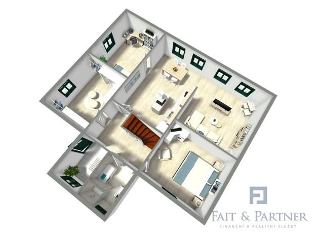 Prodej rodinného domu, Zahořany, 102 m2