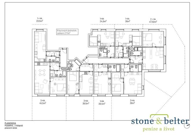 Prodej kanceláře, Praha - Veleslavín, Pláničkova, 317 m2