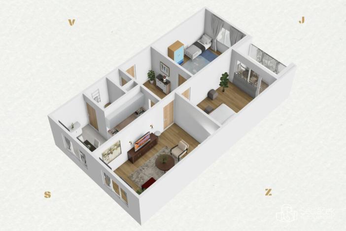 Prodej bytu 3+1, Sokolov, Mánesova, 83 m2