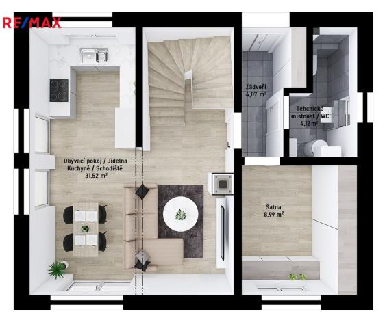 Prodej domu na klíč, Stavěšice, 92 m2