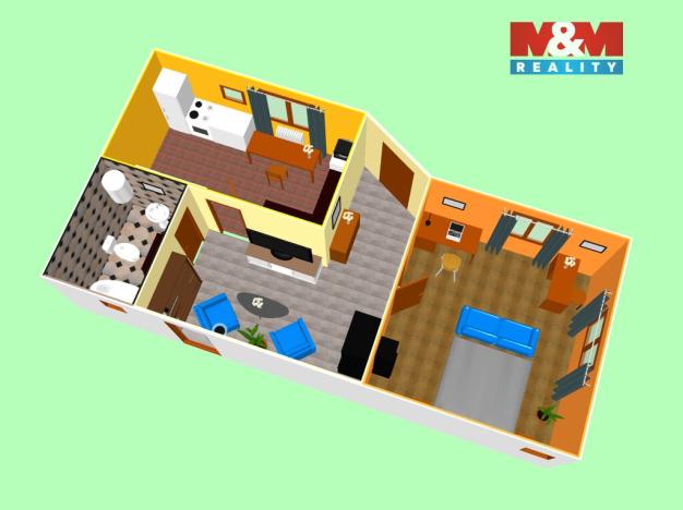 Prodej rodinného domu, Červené Pečky - Bojiště, 52 m2