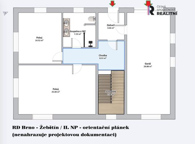 Prodej rodinného domu, Brno - Žebětín, Remízky, 191 m2