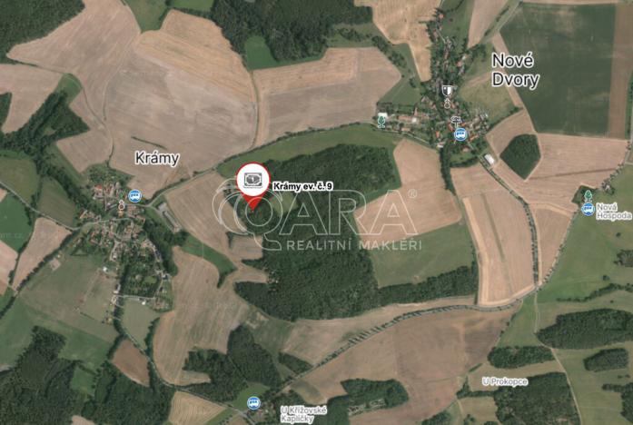 Prodej pozemku pro bydlení, Nové Dvory - Krámy, 3271 m2