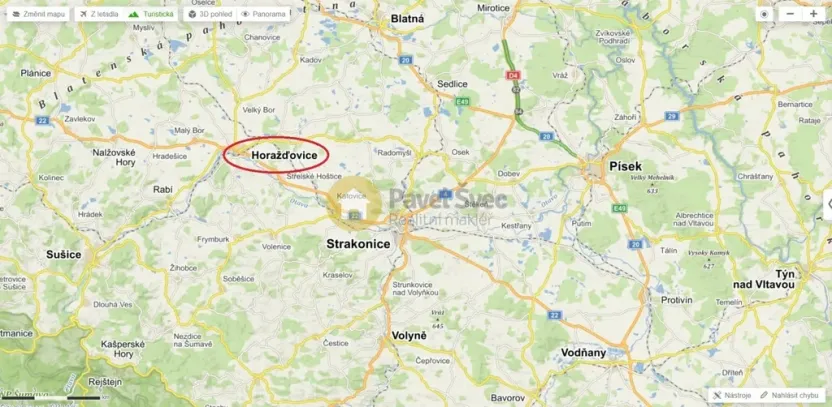 Pronájem bytu 2+1, Horažďovice, Na Vápence, 52 m2