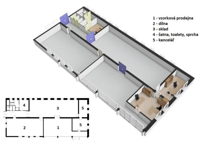 Prodej obchodního prostoru, Studenec, 265 m2