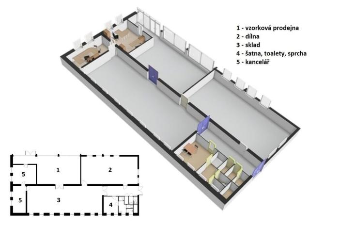 Prodej obchodního prostoru, Studenec, 265 m2