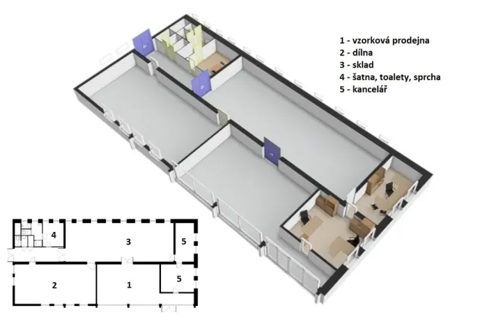 Prodej obchodního prostoru, Studenec, 265 m2