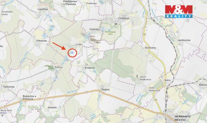 Prodej pole, Choltice - Ledec, 8351 m2