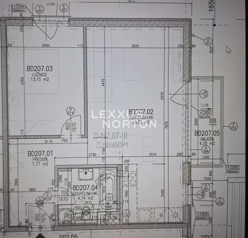 Pronájem bytu 2+kk, Praha - Letňany, Nepomuckých, 55 m2