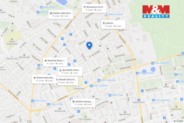 Pronájem bytu 1+1, Kladno - Kročehlavy, Vrchlického, 29 m2