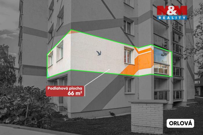 Prodej bytu 3+1, Orlová - Lutyně, Osvobození, 66 m2