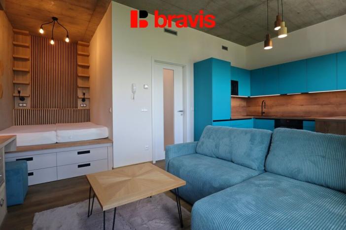 Pronájem bytu 1+kk, Brno - Horní Heršpice, Bohunická, 35 m2