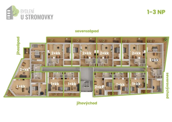 Prodej bytu 3+kk, České Budějovice, 71 m2